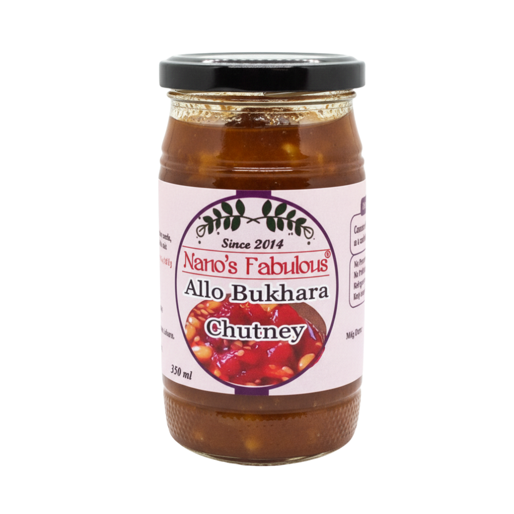 Nano's Fabulous Aloo Bukhara Chutney | 350ML