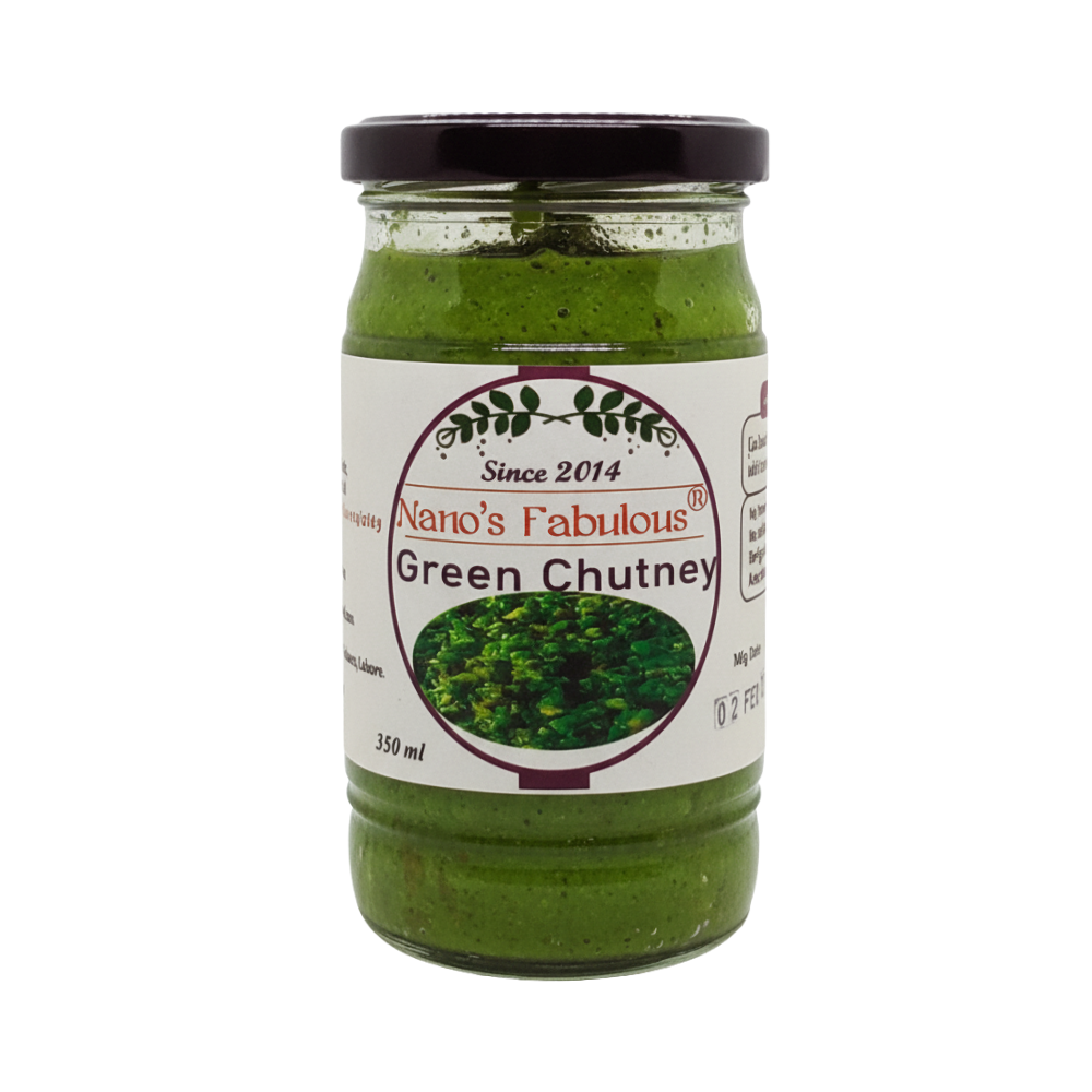 Nano's Fabulous Green Chutney | 350ML