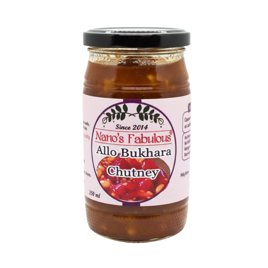 Nano's Fabulous Aloo Bukhara Chutney | 350ML
