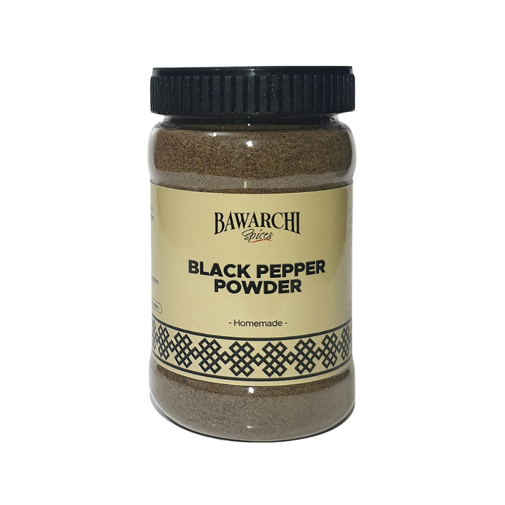 Bawarchi Spices | Black Pepper Powder | 130G