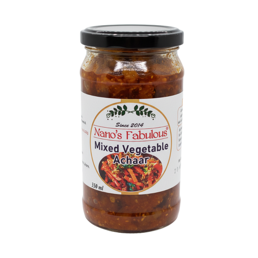 Nano's Fabulous Mixed Vegetable Achaar | 350ML